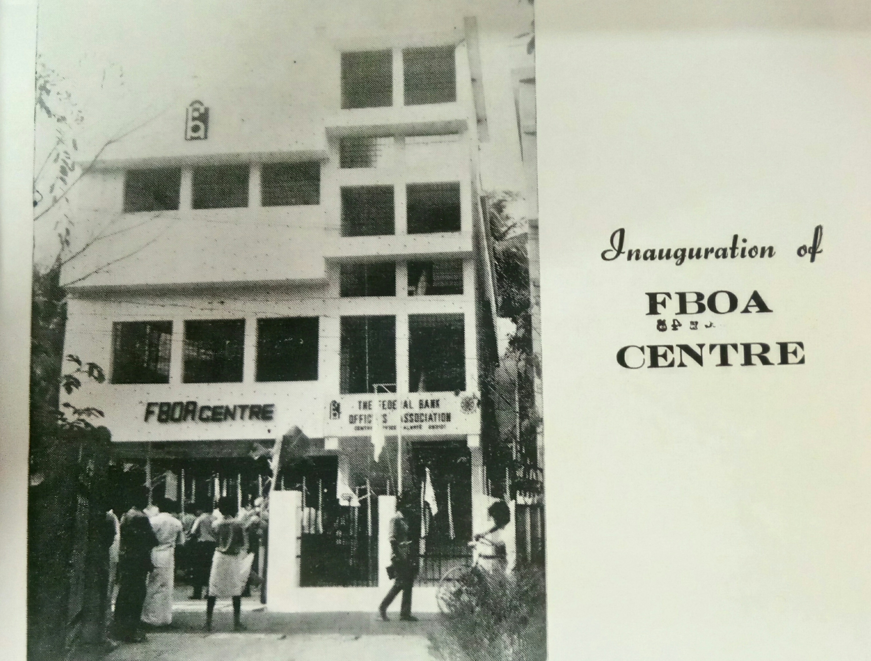 Inauguration of FBOA Centre
